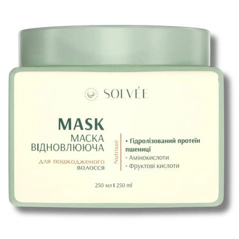 Маска SOLV&Eacute;E NUTRISS&Eacute; восстанавливающая для поврежденных волос 250 мл 10064 фото