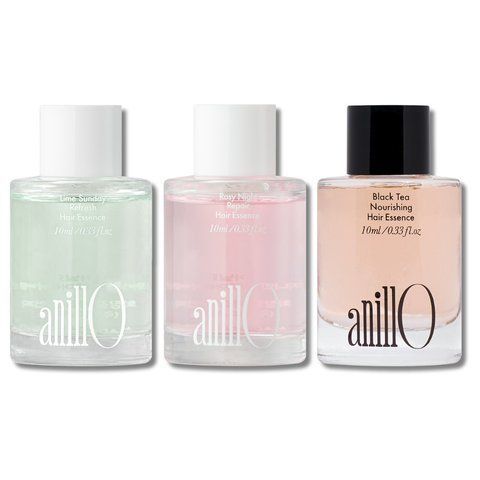 ANILLO Набір мініатюр есенцій Hair Essence Trio Set 10мл*3шт (Rosy Night Repair, Lime Sunday Refresh, Black Tea Nourishing) 1937 фото