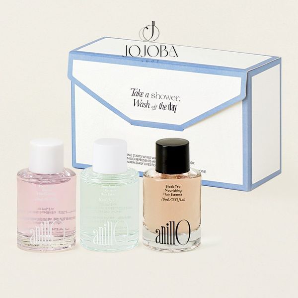 ANILLO Набір мініатюр есенцій Hair Essence Trio Set 10мл*3шт (Rosy Night Repair, Lime Sunday Refresh, Black Tea Nourishing) 1937 фото