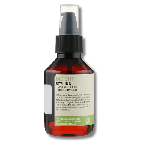 Рідкі кристали INSIGHT STYLING LIQUID CRYSTALS з органічною кунжутною і лляною оліями 100 мл 6137 фото