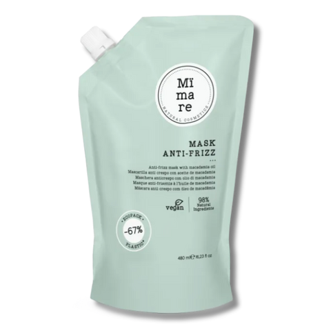 Маска MIMARE ANTI-FRIZZ MASK розгладжуюча з олією макадамії 480 мл 3176 фото
