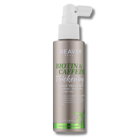 Спрей BEAVER Biotin & Caffeine Thickening Scalp Treatment против выпадения волос обогащен биотином и кофеином 100 мл 1301 фото