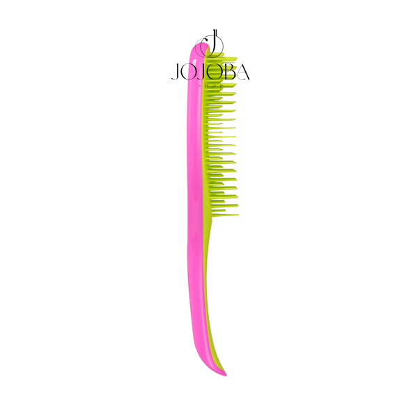 Расческа TANGLE TEEZER The Wet Detangler STANDART REGULAR Pink & Cyber Lime 6006_064 фото