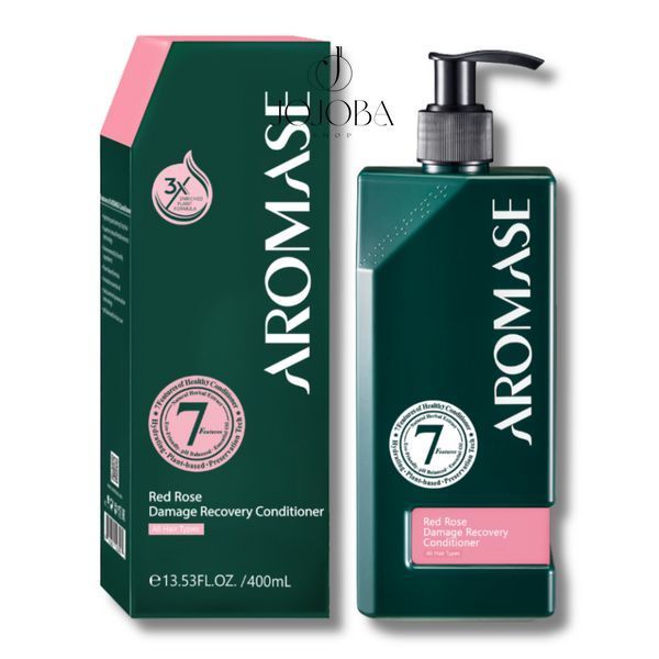 Кондиционер AROMASE Red Rose Damage Recovery Conditioner Восстановительный для волос 400 мл 10075 фото